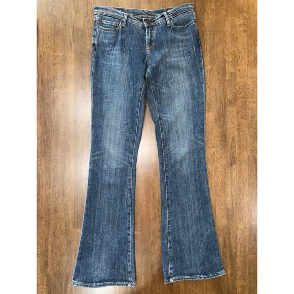 Citizens Ingrid Flare Jeans 28 Low Rise Stretch Y2K 2000s Boho Festival Denim - Picture 3 of 13